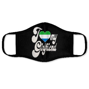 Discover SierraleoneI Love My Sierra Leonean Girlfriend Face Masks