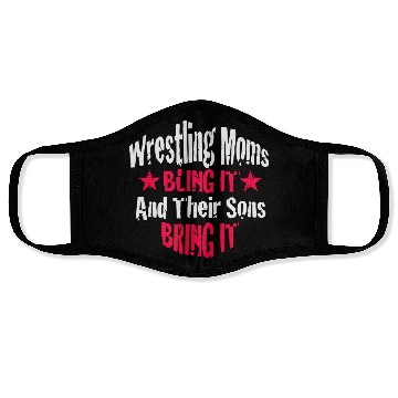 Discover Blink it Wrestling Mom Passion Is Gift Face Masks