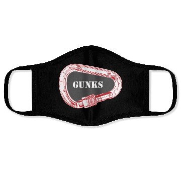 Discover Gunks Rock Climbing Carabiner Face Masks