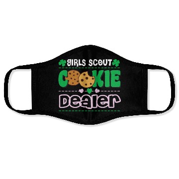 Discover Cookie Dealer Scout for Girls Funny Scouting Face Masks