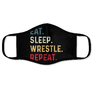Discover Eat Sleep Wrestle Repeat Boys Wrestling Face Masks