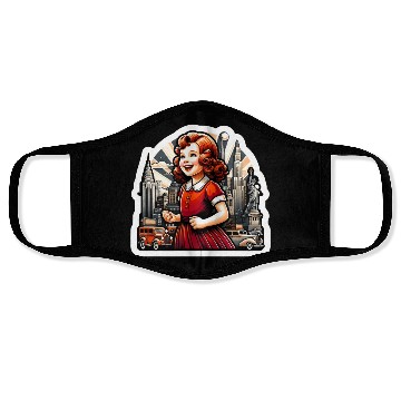 Discover Annie's Vintage NYC Metropolis Melody Face Masks