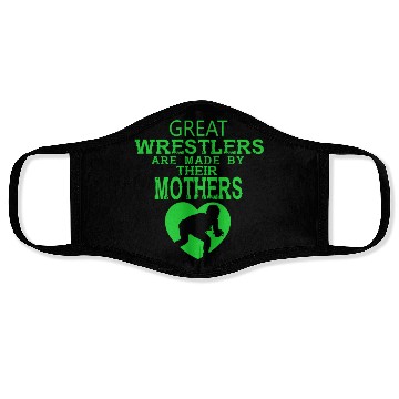 Discover Great Wrestling Mom Passion Is Gift Face Masks