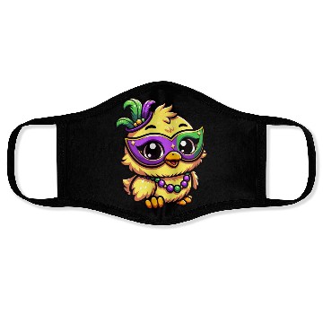 Discover Mardi Gras Chicken, Dressed-up Chick Face Masks