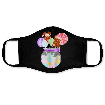 Discover CIRCUS IN SPRING: CIRCUS CANDY JAR Face Masks