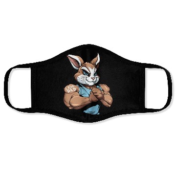 Discover Rabbit I Love Dad Face Masks