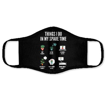Discover Garden Leisure Hobby Plants Face Masks