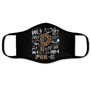 Discover Leopard Print Pre K Face Masks