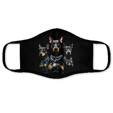 Discover Doberman Pinscher Dog Lover Face Masks