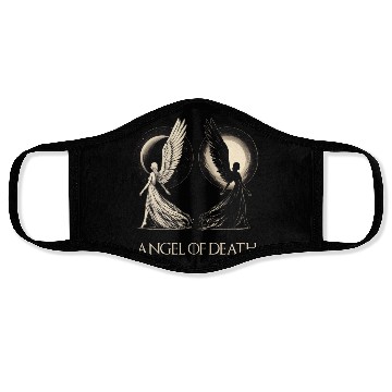 Discover Angel of Death - Sun And Moon Mystical Artwork Face Masks