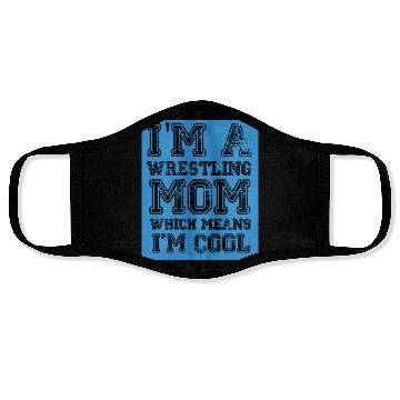 Discover Wrestling Mom Passion Is Gift Cool Face Masks