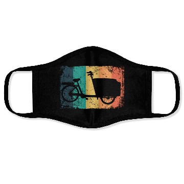 Discover Heavy Load Bike Cargo Bicycle Cargobike Face Masks