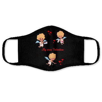 Discover Spread love and Embrace cupid's charm! Face Masks