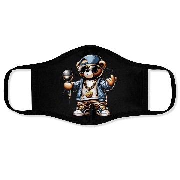 Discover teddy bear rapper Face Masks