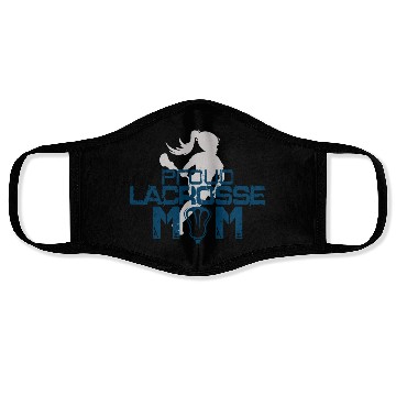 Discover Proud Lacrosse Mom Passion Is Gift Cute Face Masks