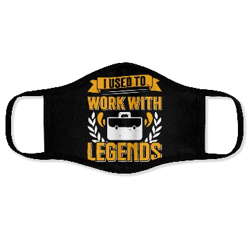 Discover Retirement I Used to Work With Legends Farewell Face Masks