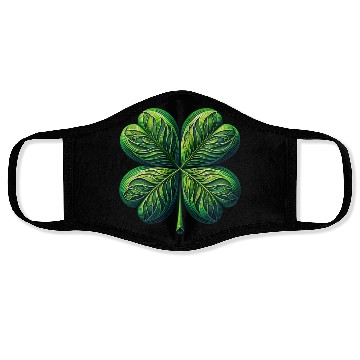 Discover Four Leaf Clover Face Masks