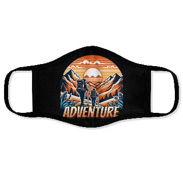 Discover Hiking Outdoor Camping Adventure Face Masks