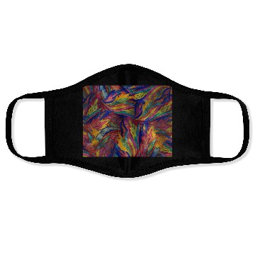Discover Psychedelic pattern, Retro, Vintage Face Masks