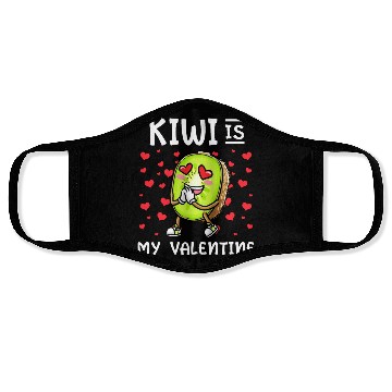 Discover Kiwi Is My Valentine Fruit Valentines Day Face Masks