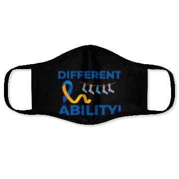 Discover Down Syndrome Awareness Different Ability Face Masks