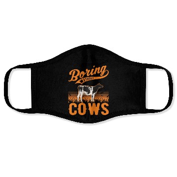 Discover Cow Cattle Breeder Farmer Cows Face Masks