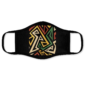 Discover African Pattern, Ethnic, Black, Tribal Face Masks