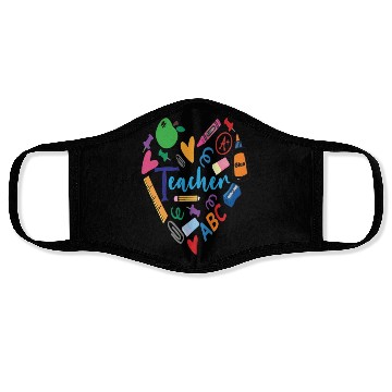 Discover teacher school lover Face Masks