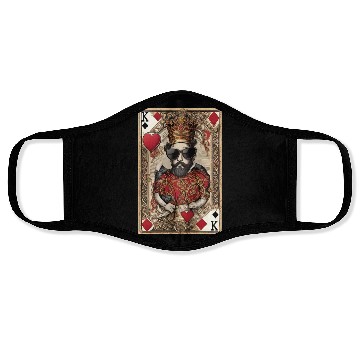 Discover Mens King of Hearts Face Masks Cool Face Masks for Guys