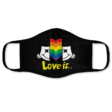Discover Love is love, boys love boys Face Masks
