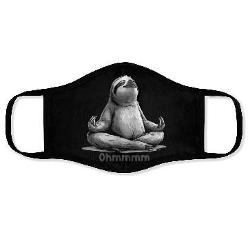 Discover Yoga Sloth Relaxation Chill Chilling Meditation Face Masks