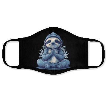 Discover Yoga Sloth Relaxation Chill Chilling Meditation Face Masks