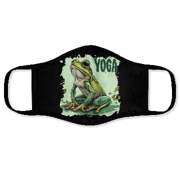 Discover Yoga Frog Relaxation Chilling Meditation Face Masks