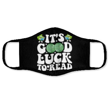 Discover It's Good Luck To Read St Patricks Day Disco Ball Face Masks