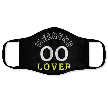 Discover Weekend Lover Face Masks