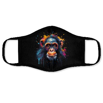 Discover Street Art Monkey Urban Rap Street Monkey Face Masks