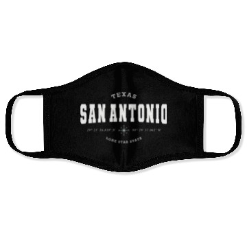 Discover San Antonio (TX) USA Face Masks
