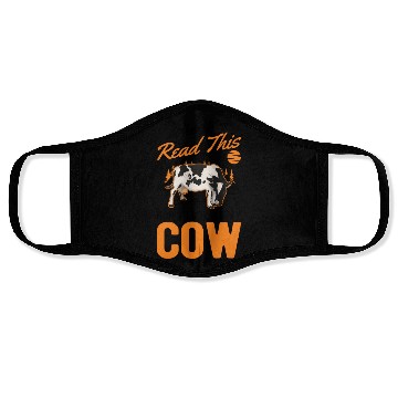 Discover Cow Gift Farmer Cattle Breeder Cows Face Masks