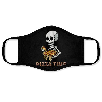 Discover Cheesy Laughs: Pizza Apparel Face Masks