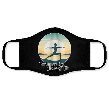 Discover Sunrise Yoga Pose Face Masks
