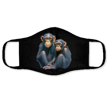 Discover Cute Monkey for Kids for a Kid Face Masks