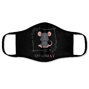 Discover QUADRAT, for rat lovers! Face Masks