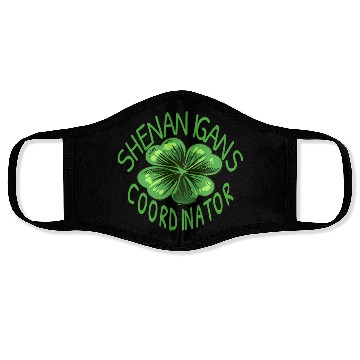 Discover Shenanigans Coordinator St Patrick Face Masks