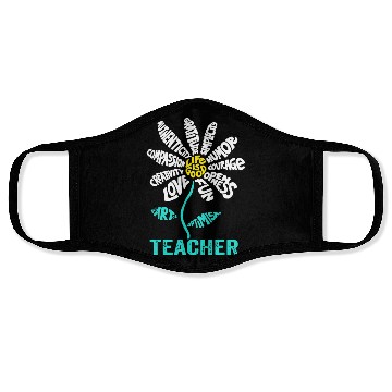 Discover Teacher Daisy Face Masks