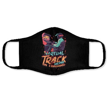 Discover Sim Racing Virtual Track Hero Training Face Masks