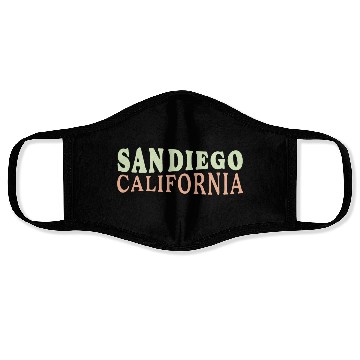 Discover San Diego (CA) USA Face Masks
