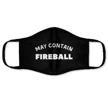Discover May Contain Fireball vintage Drinker Face Masks
