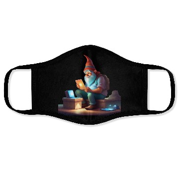 Discover A Father's Day Gnome as a tech-savvy dad Face Masks