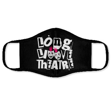 Discover Long Live Theatre Theater Punk Rock Face Masks