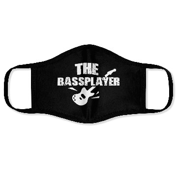Discover Music Lover Bass Guitar Face Masks
